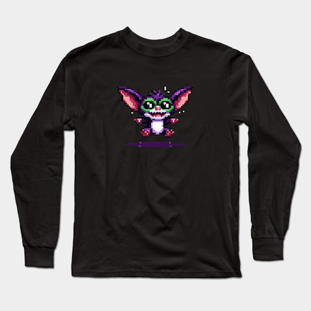 Gremlins 8 Bit Long Sleeve T-Shirt by nerd.collect